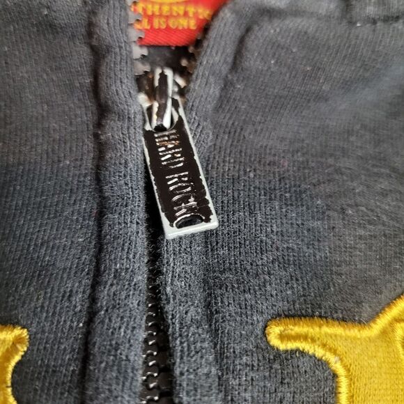 Rare Vintage Hard Rock Cafe Las Veagas Mens Size Large Hoodie Jacket - Picture 5 of 11